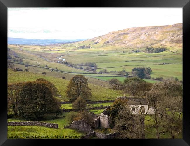 Yorkshire Dales Farmhouse Framed Print by Jim Day