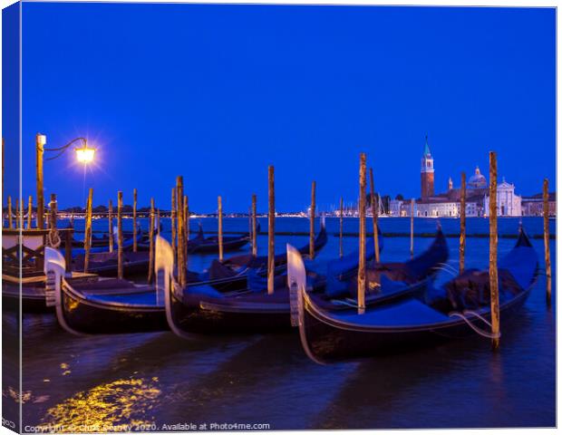 View Towards San Giorgio Maggiore from the Main Island in Venice Canvas Print by Chris Dorney