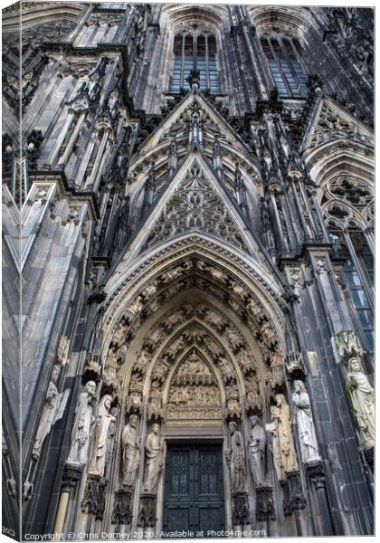 Cologne Cathedral Canvas Print by Chris Dorney