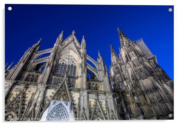 Cologne Cathedral in Germany Acrylic by Chris Dorney