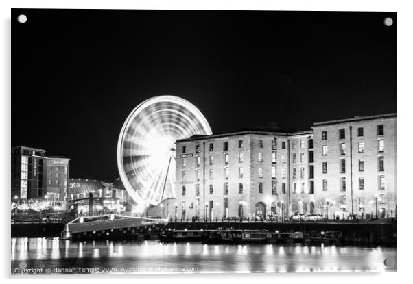 Liverpool Docks  Acrylic by Hannah Temple