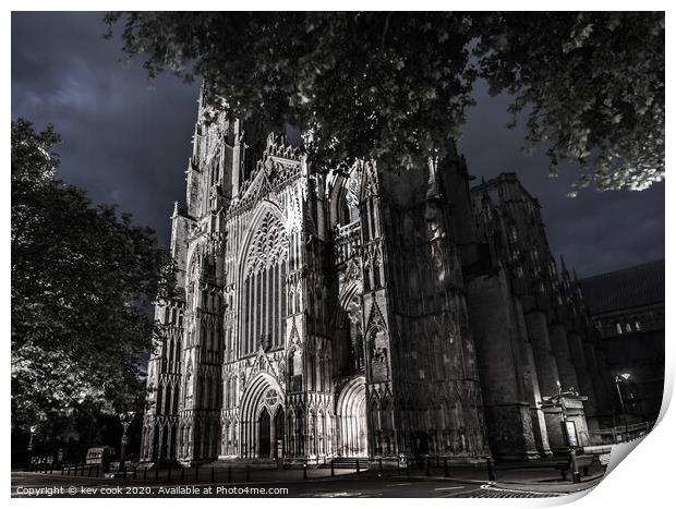 York minster Print by kevin cook