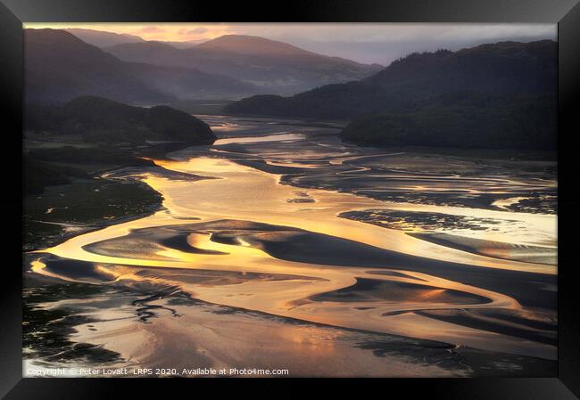 Mawddach Estuary at Dawn Framed Print by Peter Lovatt  LRPS