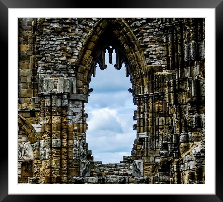 Ancient window Framed Mounted Print by Liam Potts