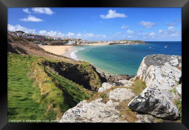 Porthminster Point (St Ives) Framed Print by Andrew Ray