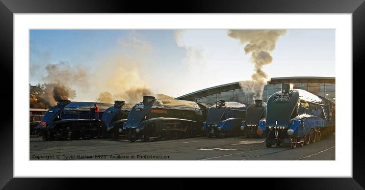 Six A4s together Framed Mounted Print by David Mather