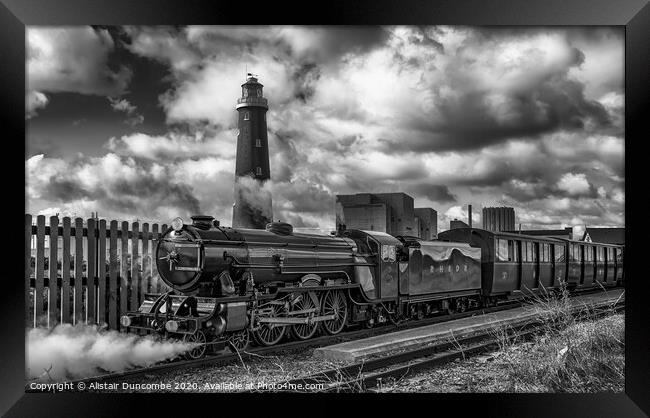 Letting Off Some Steam!  Framed Print by Alistair Duncombe