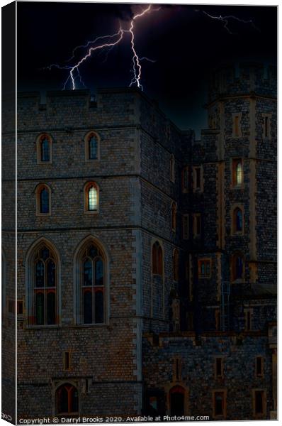Square Tower in Windsor Canvas Print by Darryl Brooks