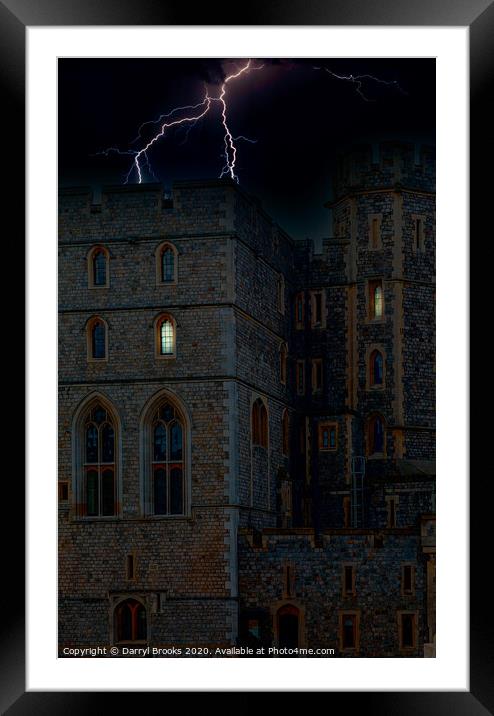Square Tower in Windsor Framed Mounted Print by Darryl Brooks