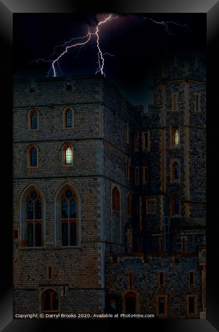 Square Tower in Windsor Framed Print by Darryl Brooks