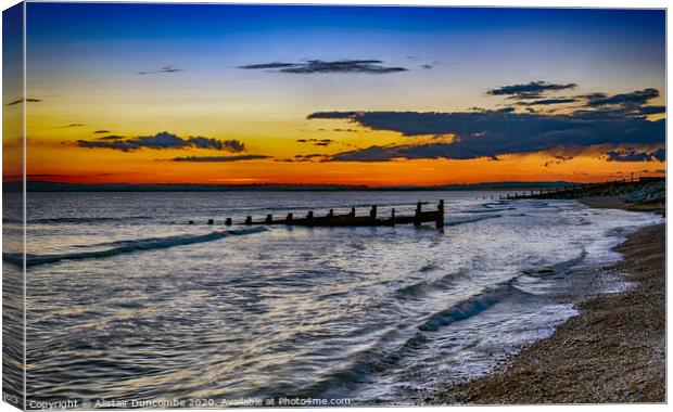 Camber Sky  Canvas Print by Alistair Duncombe