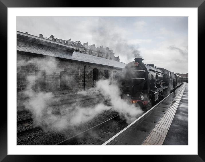 Letting off steam Framed Mounted Print by Richard Perks