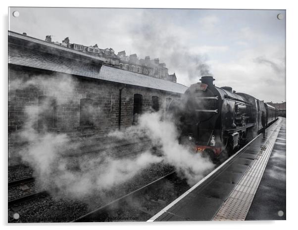 Letting off steam Acrylic by Richard Perks