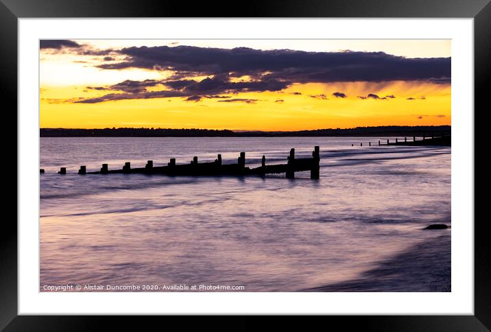 Golden Camber Framed Mounted Print by Alistair Duncombe