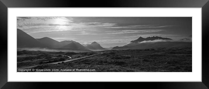 Isle of Skye Landscape Framed Mounted Print by Steve Lewis