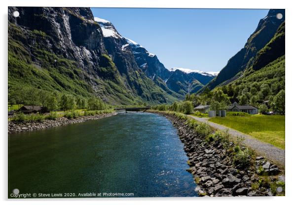 Norway scenes Acrylic by Steve Lewis