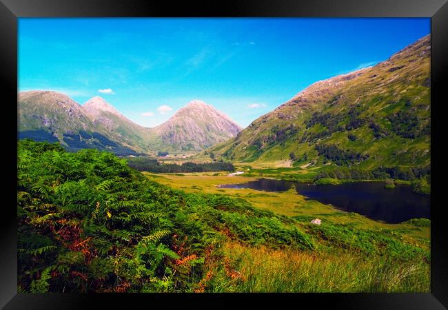 Glen Etive Framed Print by Steven Watson