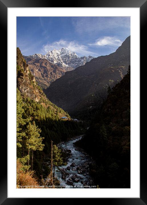 Outdoor mountain Framed Mounted Print by Sudeep Suwal