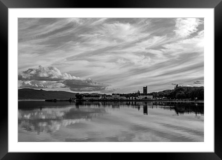 Front Street, Inveraray, Loch Fyne at Sunset. Framed Mounted Print by Rich Fotografi 