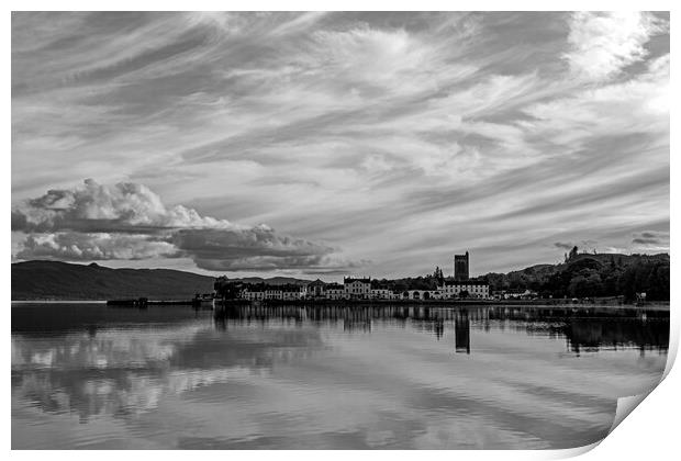 Front Street, Inveraray, Loch Fyne at Sunset. Print by Rich Fotografi 