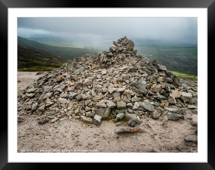 Point one on the road to Croagh Patrick holy mountain, Ireland Framed Mounted Print by Frank Bach