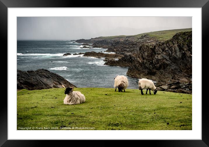 Achill head in county Mayo on the west coast of Ireland Framed Mounted Print by Frank Bach