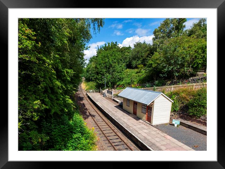 Horsehay and Dawley Station Framed Mounted Print by simon alun hark