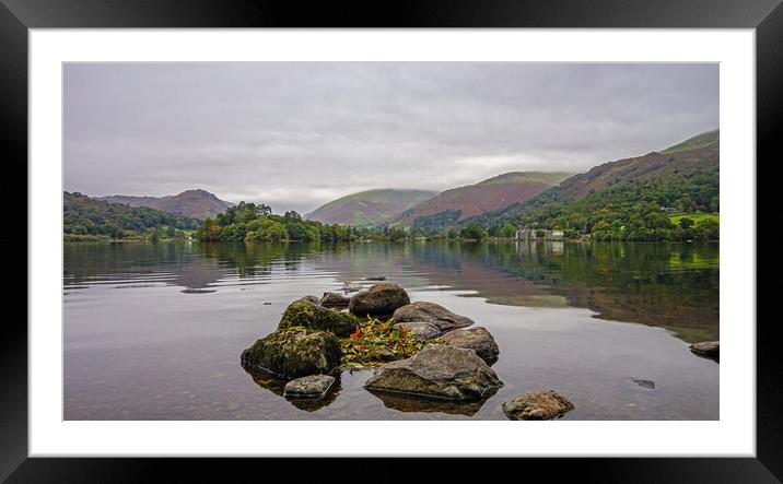Grasmere Lake  Framed Mounted Print by Phil Page