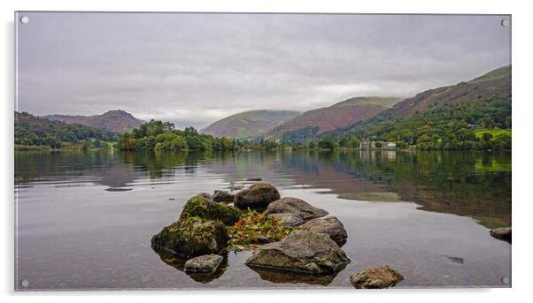 Grasmere Lake  Acrylic by Phil Page