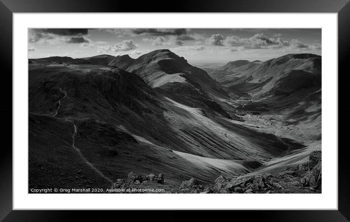 Ennerdale Valley Lake District Framed Mounted Print by Greg Marshall