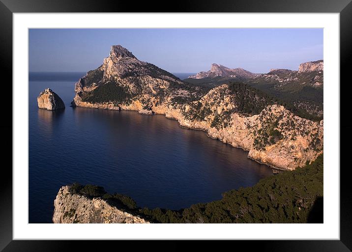 Serine Formentor Framed Mounted Print by Simon Litchfield
