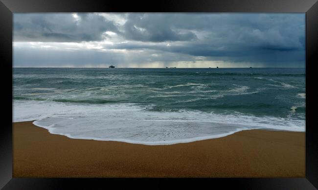 Morning on the Beach at Umhlanga Framed Print by Jeremy Hayden