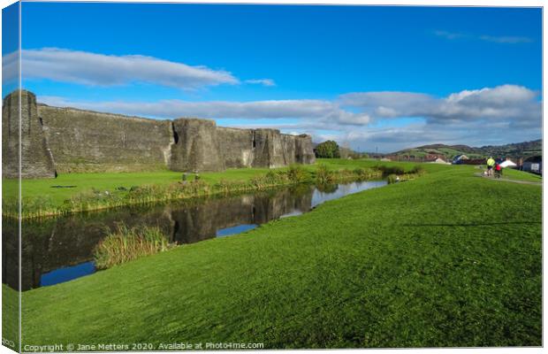 Caerphilly  Canvas Print by Jane Metters