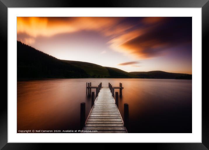 Saint Mary's Loch Framed Mounted Print by Neil Cameron
