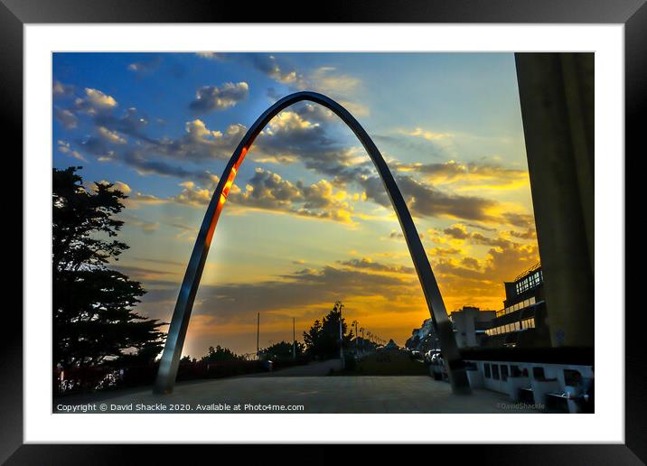 Memorial Arch Framed Mounted Print by David Shackle