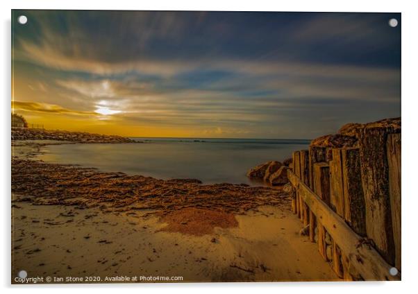 Majestic Sunrise over Sandy Cove Acrylic by Ian Stone