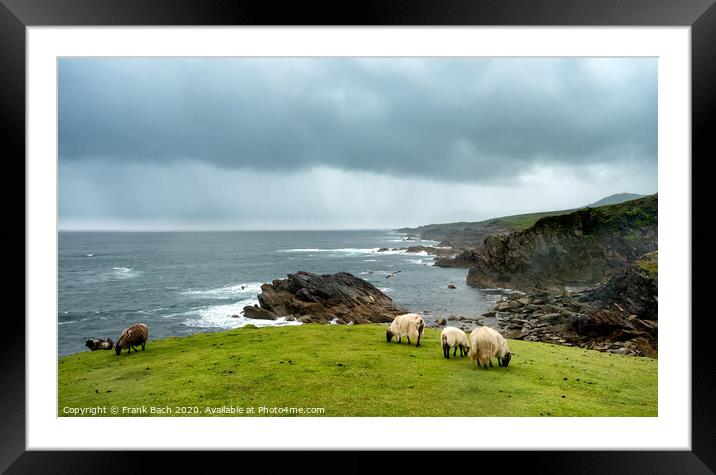 Achill head in county Mayo on the west coast of Ireland Framed Mounted Print by Frank Bach