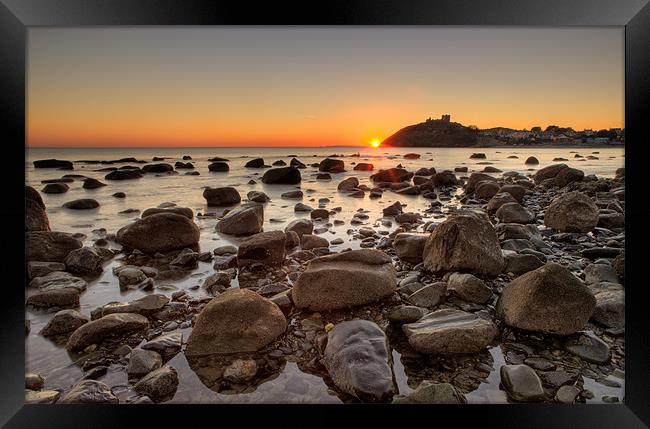 Criccieth castle Framed Print by Rory Trappe