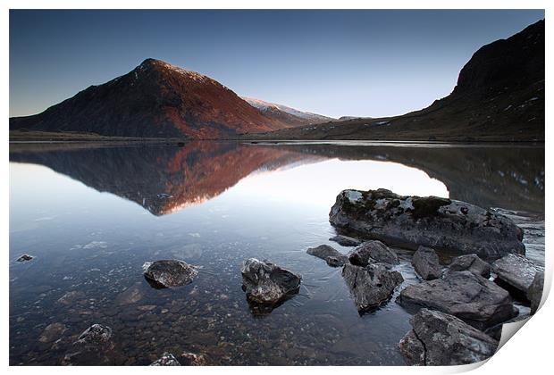 cwm idwal Print by Rory Trappe