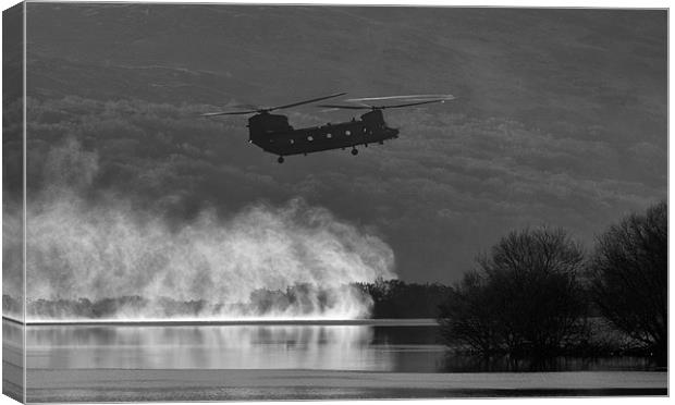 Chinook landing Canvas Print by Rory Trappe