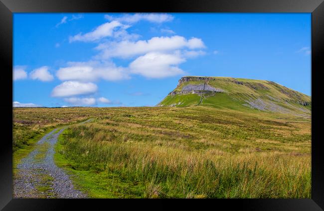 Pen-Y-Ghent in the Yorkshire Dales Framed Print by Tony Keogh