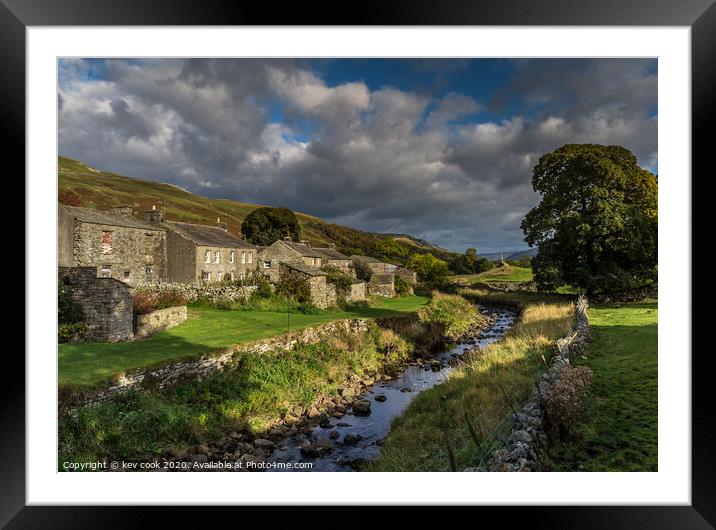 Thwaite beck Framed Mounted Print by kevin cook
