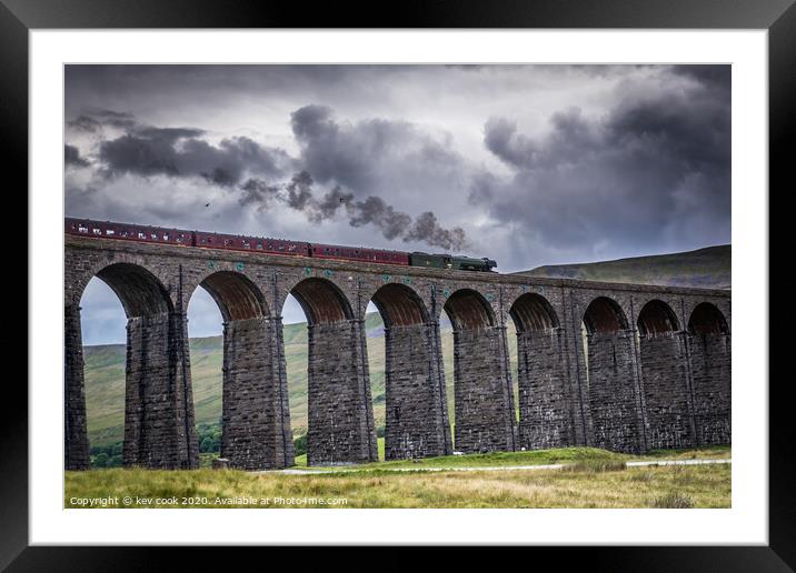 Ribblehead viaduct Framed Mounted Print by kevin cook