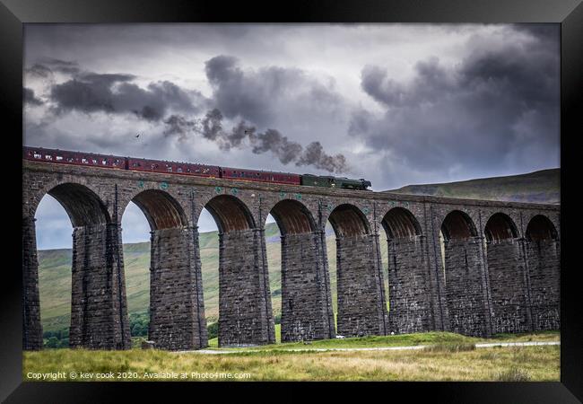 Ribblehead viaduct Framed Print by kevin cook