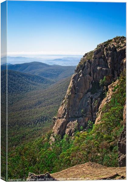 Booroomba Rocks, Canberra, Australia Canvas Print by Steven Ralser