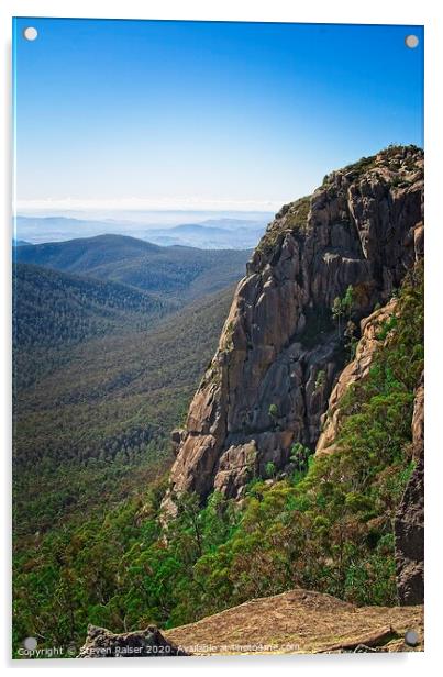 Booroomba Rocks, Canberra, Australia Acrylic by Steven Ralser