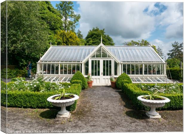 Belvedere house greenhouse, Ireland Canvas Print by Frank Bach