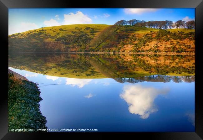 Meldon Reservoir, Dartmoor Framed Print by Paul F Prestidge