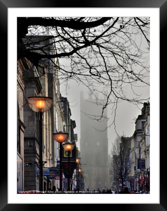 Bold Street, Liverpool Framed Mounted Print by Bernard Rose Photography