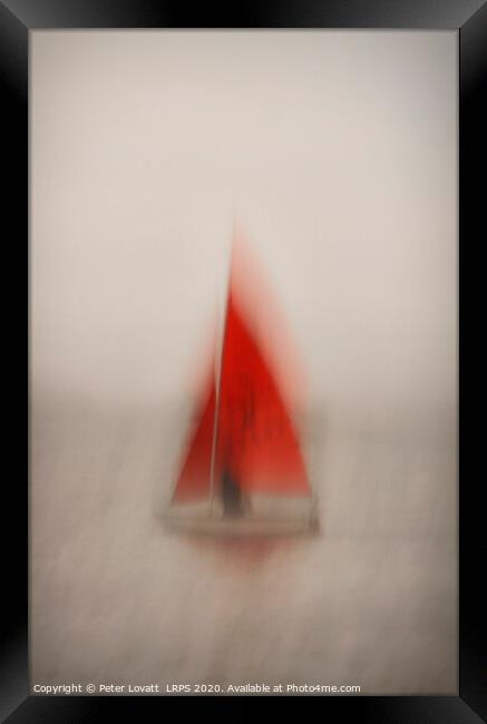 Red Sails Framed Print by Peter Lovatt  LRPS